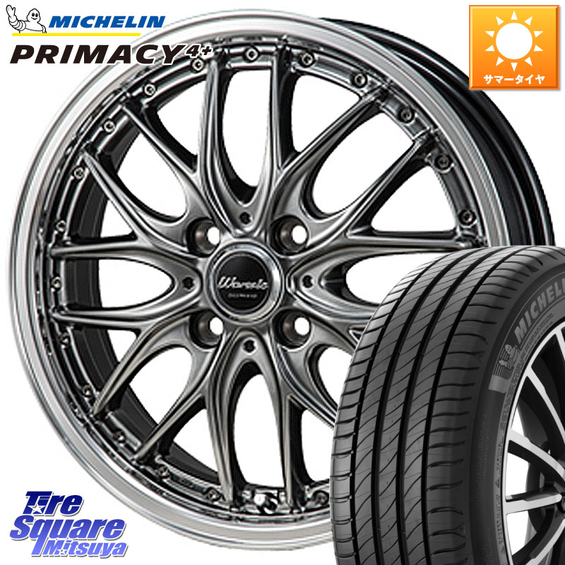 MONZA Warwic DEEPRAND ホイール 16 X 6.0J +42 4穴 100 ミシュラン PRIMACY4+ プライマシー4+ 83W 正規 205/45R16