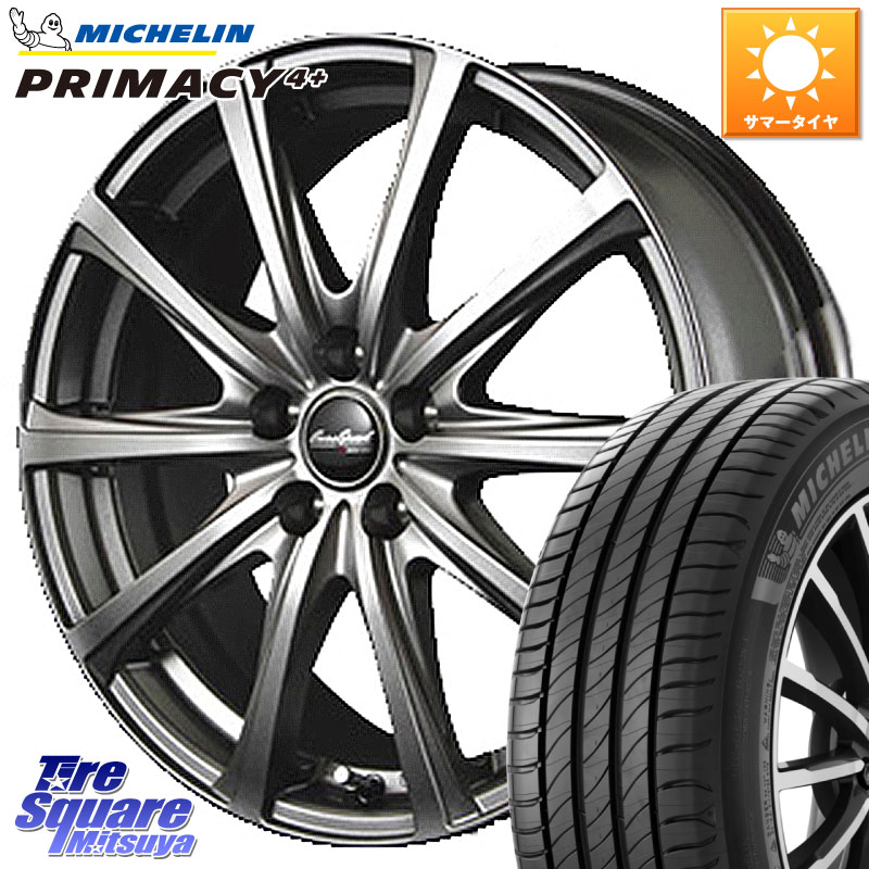 MANARAY MID EuroSpeed ユーロスピード V25 ホイール 16インチ 16 X 6.5J +38 5穴 114.3 ミシュラン PRIMACY4+ プライマシー4+ 88V XL 正規 195/50R16