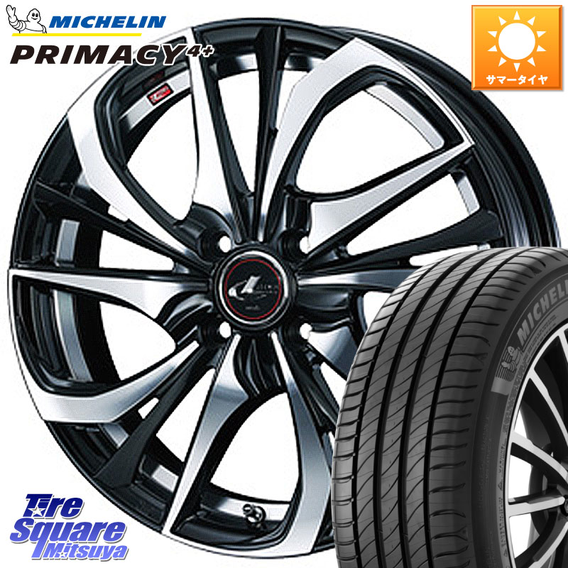 WEDS ウェッズ Leonis レオニス TE ホイール 16インチ 16 X 6.0J +42 4穴 100 ミシュラン PRIMACY4+ プライマシー4+ 83W 正規 205/45R16