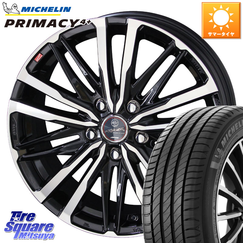 KYOHO SMACK CREST ホイール 4本 18インチ 18 X 8.0J +45 5穴 114.3 ミシュラン PRIMACY4+ プライマシー4+ 91W 正規 235/40R18
