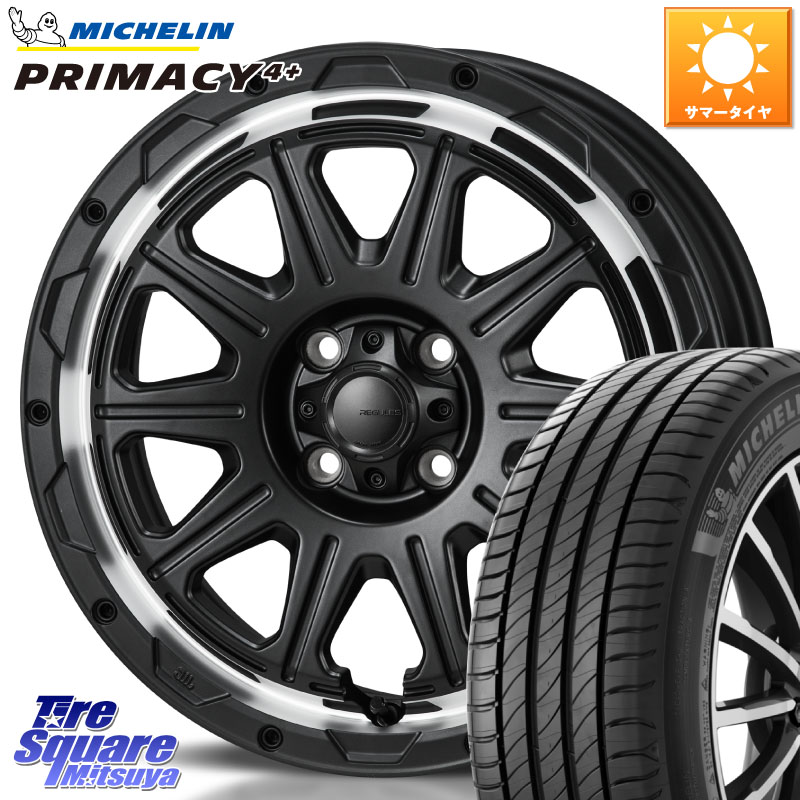 MONZA HI-BLOCK REGULES 16インチ 16 X 6.0J +40 4穴 100 ミシュラン PRIMACY4+ プライマシー4+ 88V XL 正規 195/50R16 160系カローラフィールダー ヤリス ロードスター