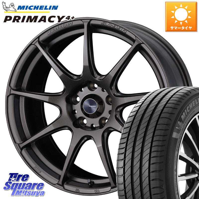 WEDS ウェッズ スポーツ SA99R SA-99R 18インチ 18 X 8.0J +42 5穴 114.3 ミシュラン PRIMACY4+ プライマシー4+ 91W 正規 235/40R18