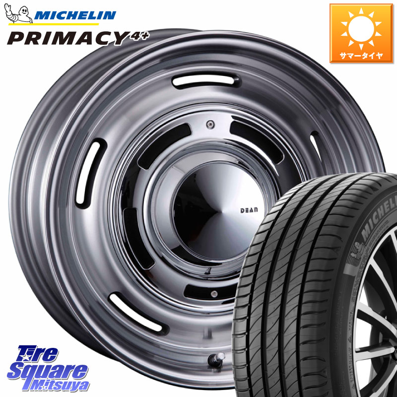 CRIMSON ディーン クロスカントリー グレー 16インチ 16 X 6.0J +42 4穴 100 ミシュラン PRIMACY4+ プライマシー4+ 83W 正規 205/45R16
