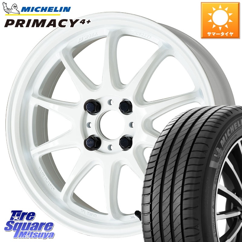 WORK ワーク EMOTION エモーション ZR10 16インチ 16 X 6.5J +38 4穴 100 ミシュラン PRIMACY4+ プライマシー4+ 88V XL 正規 195/50R16 ロードスター