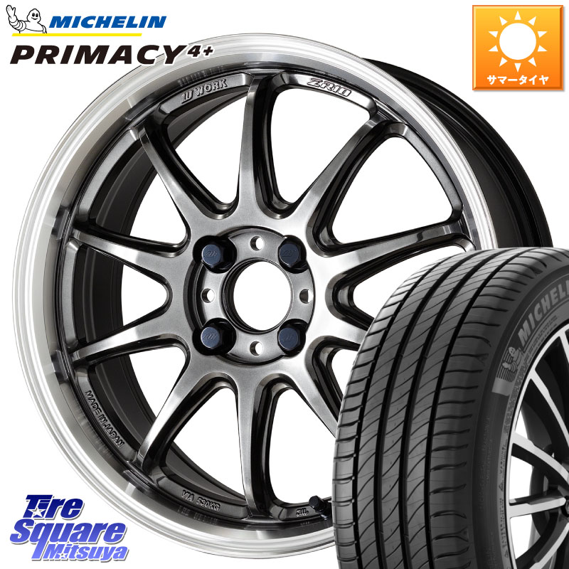 WORK ワーク EMOTION エモーション ZR10 16インチ 16 X 6.5J +38 4穴 100 ミシュラン PRIMACY4+ プライマシー4+ 88V XL 正規 195/50R16 ロードスター