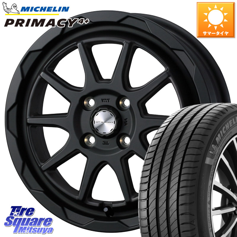 WEDS マッドヴァンス 06 MUD VANCE 06 ウエッズ 16インチ 16 X 6.0J +40 4穴 100 ミシュラン PRIMACY4+ プライマシー4+ 88V XL 正規 195/50R16 160系カローラフィールダー ヤリス ロードスター