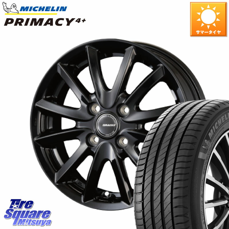 KOSEI クレイシズVS6 QRA601Bホイール 16 X 6.0J +50 4穴 100 ミシュラン PRIMACY4+ プライマシー4+ 88V XL 正規 195/50R16
