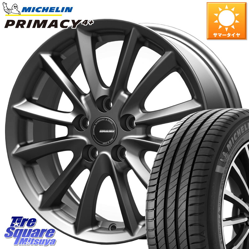 KOSEI クレイシズVS6 QRA610Gホイール 16 X 6.5J +40 5穴 114.3 ミシュラン PRIMACY4+ プライマシー4+ 88V XL 正規 195/50R16