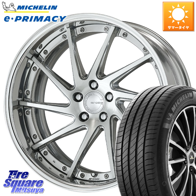 ミシュラン e PRIMACY Eプライマシー 97W S1 正規 235/45R21WORK GNOSIS CVS O Disk 21インチ 2ピース 21X8.5J 45 5穴 114.3 CX-60 CX-80|タイヤスクエアミツヤ