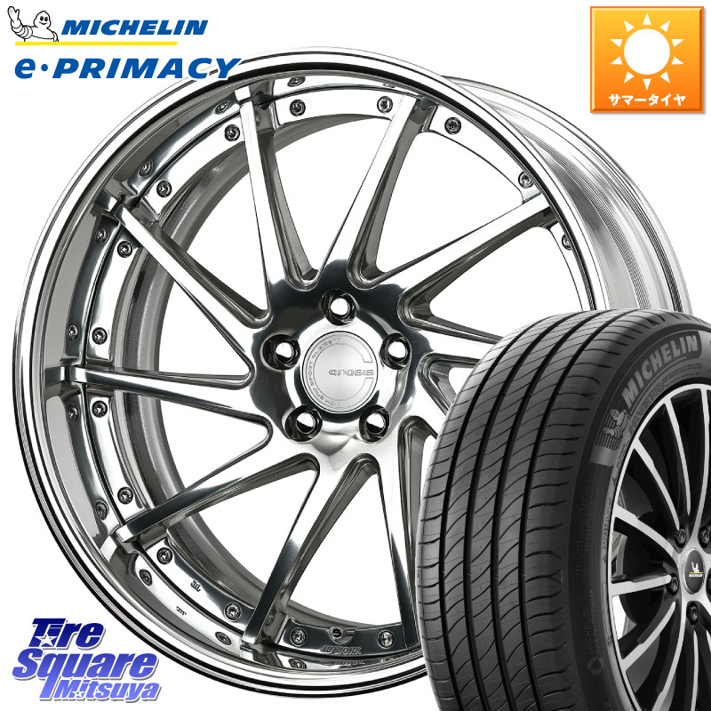 WORK GNOSIS CVS O Disk 19インチ 2ピース 19 X 8.0J +45 5穴 114.3 ミシュラン e PRIMACY Eプライマシー 103V XL 正規 225/55R19 80系ハリアー CX-5 CX-8 BT5レガシィアウトバック