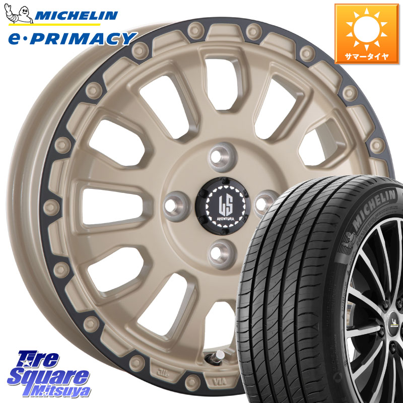 阿部商会 LA STRADA AVENTURA アヴェンチュラ GAR 16インチ 16 X 6.0J +40 4穴 100 ミシュラン e PRIMACY Eプライマシー 99V XL 正規 205/65R16 98,357円