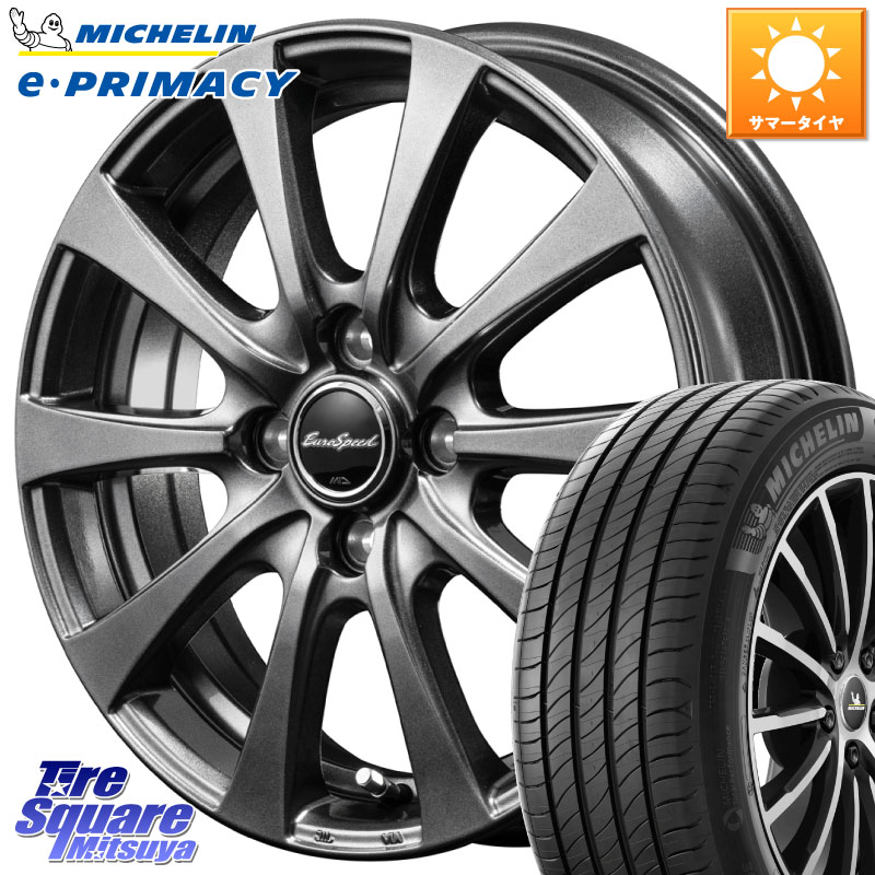MANARAY MID EuroSpeed G10 ホイール 14インチ 14 X 4.5J +45 4穴 100 ミシュラン e PRIMACY Eプライマシー 79H XL 正規 155/65R14 N-BOX デリカミニ2WD タント スペーシア サクラ ハイゼット アゲトラCustom車用※軽自動車専用ホイール※