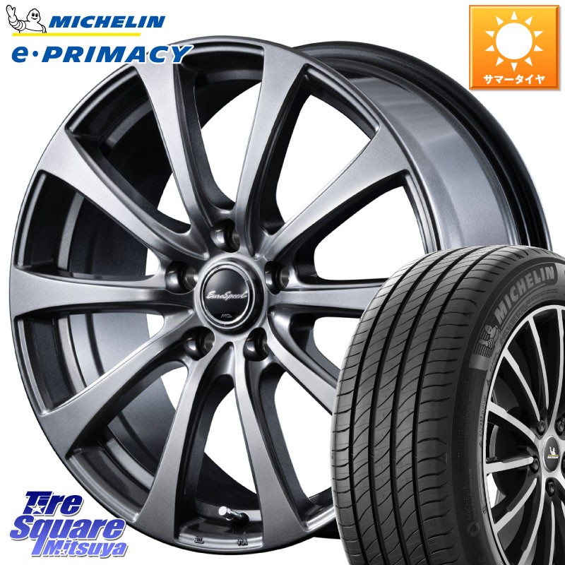 MANARAY MID EuroSpeed G10 ホイール 16インチ 16 X 6.5J +38 5穴 114.3 ミシュラン e PRIMACY Eプライマシー 99V XL 正規 205/65R16 ヤリスクロス 10系アルファード 70系カムリ 78,073円