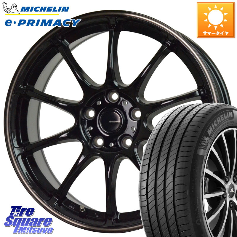 ミシュラン e PRIMACY Eプライマシー 98W XL S2 正規 235/45R18HotStuff G・SPEED P-07 ジー・スピード ホイール 18インチ 18X7.5J 48 5穴 114.3 CY2アコード アコード|タイヤスクエアミツヤ