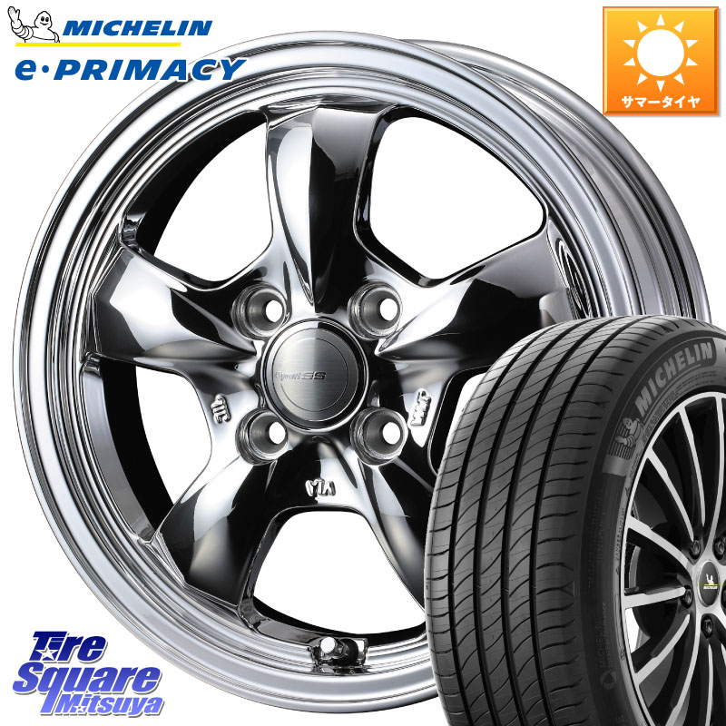 ミシュラン e PRIMACY Eプライマシー 88H 正規 185/65R15WEDS グラフト GYRAFT 5S ホイール 15インチ 15X5.5J 42 4穴 100 アクアクロスオーバー FITクロスター ノート NOTE 日産 アクア イスト ist カローラフィールダー|タイヤスクエアミツヤ