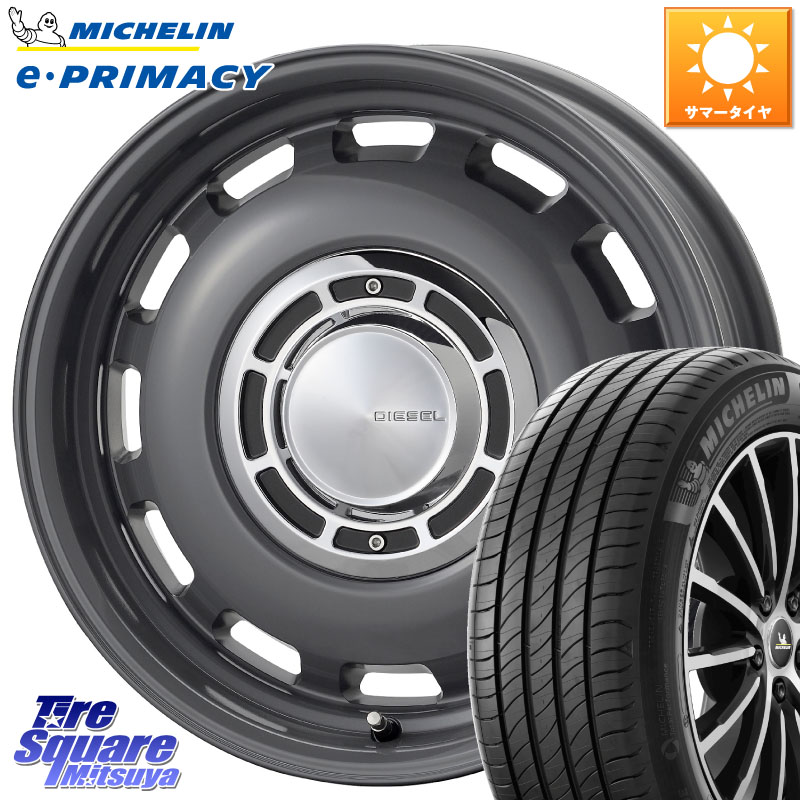 ミシュラン e PRIMACY Eプライマシー 79V XL 正規 165/55R15コスミック クロスブラッド DIESEL ディーゼル ホイール 15インチ 15X6.0J 42 4穴 100 ブーン BOON|タイヤスクエアミツヤ