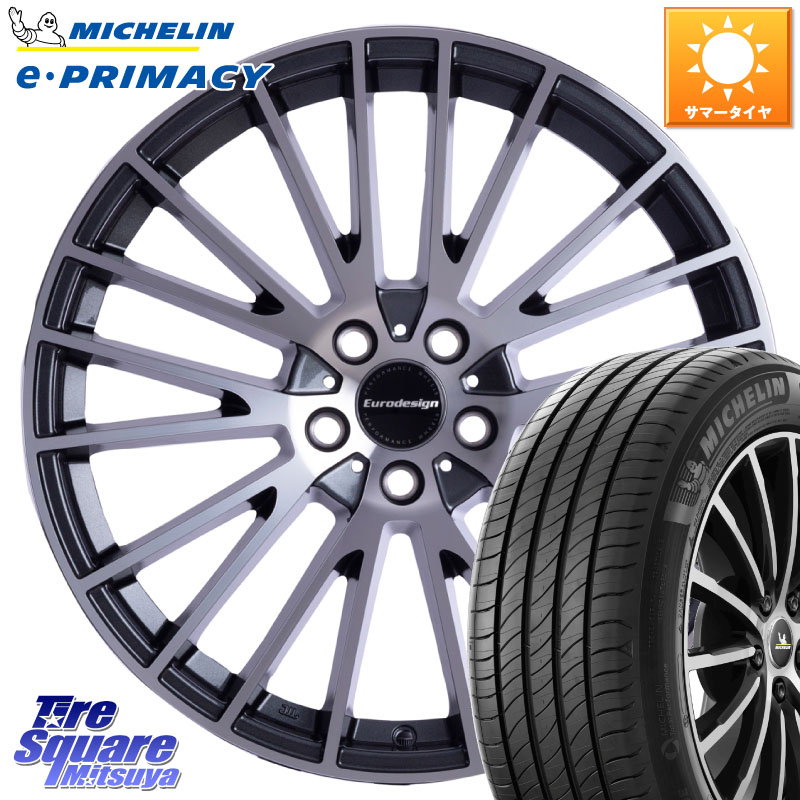 阿部商会 Eurodesign CALWER ホイール 16インチ 16 X 6.5J(VOL V40 MB4) +50 5穴 108 ミシュラン e PRIMACY Eプライマシー 94V XL S1 正規 205/55R16 VOLVO ボルボ V40