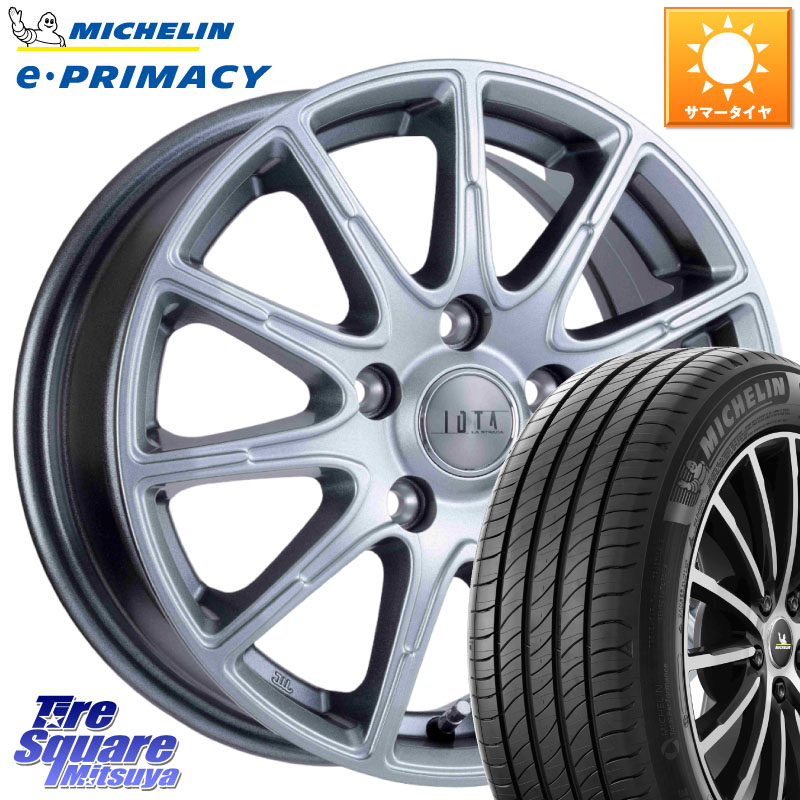 阿部商会 TIRADO IOTA イオタ ホイール 18インチ 18 X 7.5J +48 5穴 114.3 ミシュラン e PRIMACY Eプライマシー 95Y XL 正規 225/45R18 プリウスアルファ P15キックス リーフ RP6～8ステップワゴン CX-3 レヴォーグ RC系オデッセイ前期