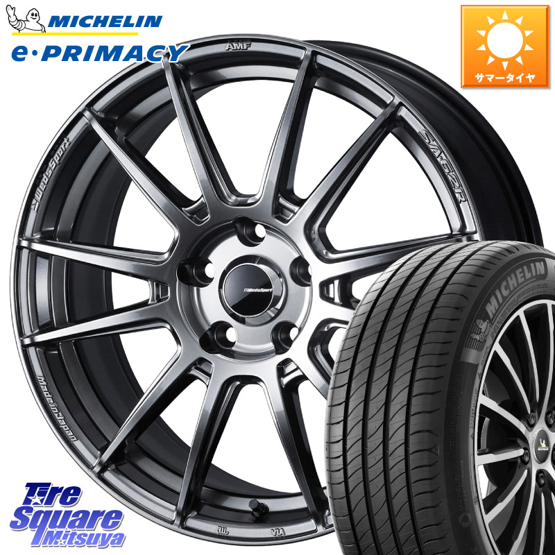 ミシュラン e PRIMACY Eプライマシー 95W XL 正規 215/50R17WEDS WedsSport SA-62R SA62R ウェッズ スポーツ ホイール 17インチ 17X7.5J 48 5穴 100 エクシーガ|タイヤスクエアミツヤ