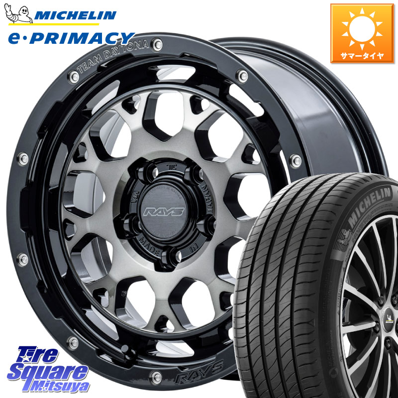 ミシュラン e PRIMACY Eプライマシー 95W XL 正規 215/50R17RAYS 【欠品次回2月末】 TEAM DAYTONA M9+ ホイール 17インチ 17X7.0J 32 5穴 114.3｜タイヤスクエアミツヤ