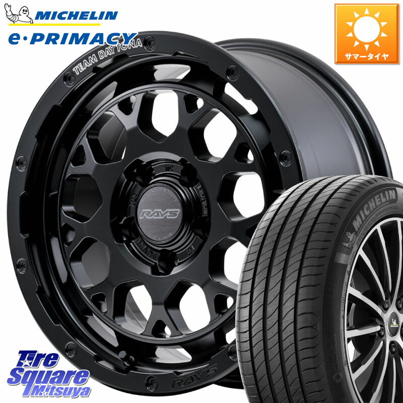 ミシュラン e PRIMACY Eプライマシー 94V 正規 215/55R17RAYS TEAM DAYTONA M9+ BOJ ホイール 17インチ 17X7.0J 32 5穴 114.3｜タイヤスクエアミツヤ