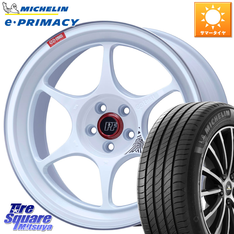 ENKEI エンケイ PerformanceLine PF06 ホイール 18インチ 18 X 8.0J +45 5穴 114.3 ミシュラン e PRIMACY Eプライマシー 103W MO 正規 235/60R18 50系RAV4 CX-60 CX-80