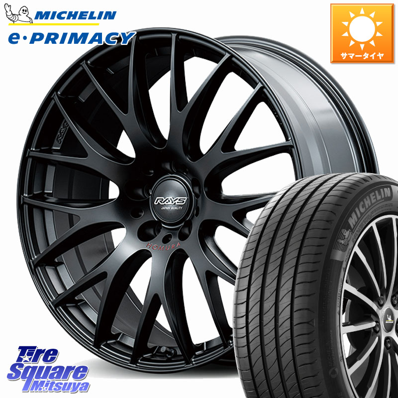 RAYS 【欠品次回8~9月】 HOMURA 2x9Plus SPORT EDITION ホイール 18インチ 18 X 8.0J +39 5穴 114.3 ミシュラン e PRIMACY Eプライマシー 95Y XL 正規 225/45R18