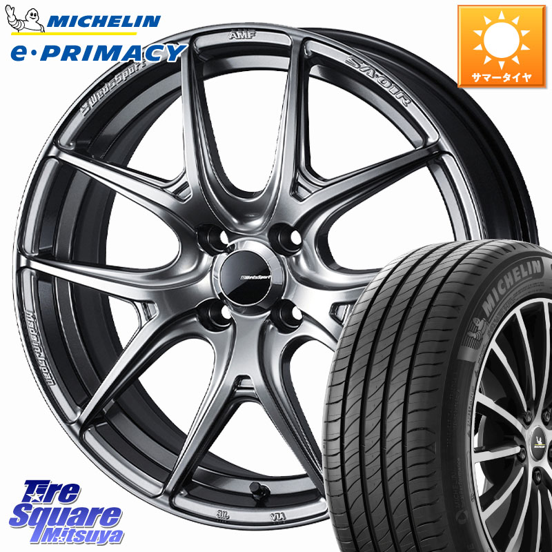 ミシュラン e PRIMACY Eプライマシー 93W XL 正規 205/50R17WEDS WedsSport SA-01R SA01R ウェッズ スポーツ ホイール 17インチ 17X6.5J 42 4穴 100 E13オーラ|タイヤスクエアミツヤ