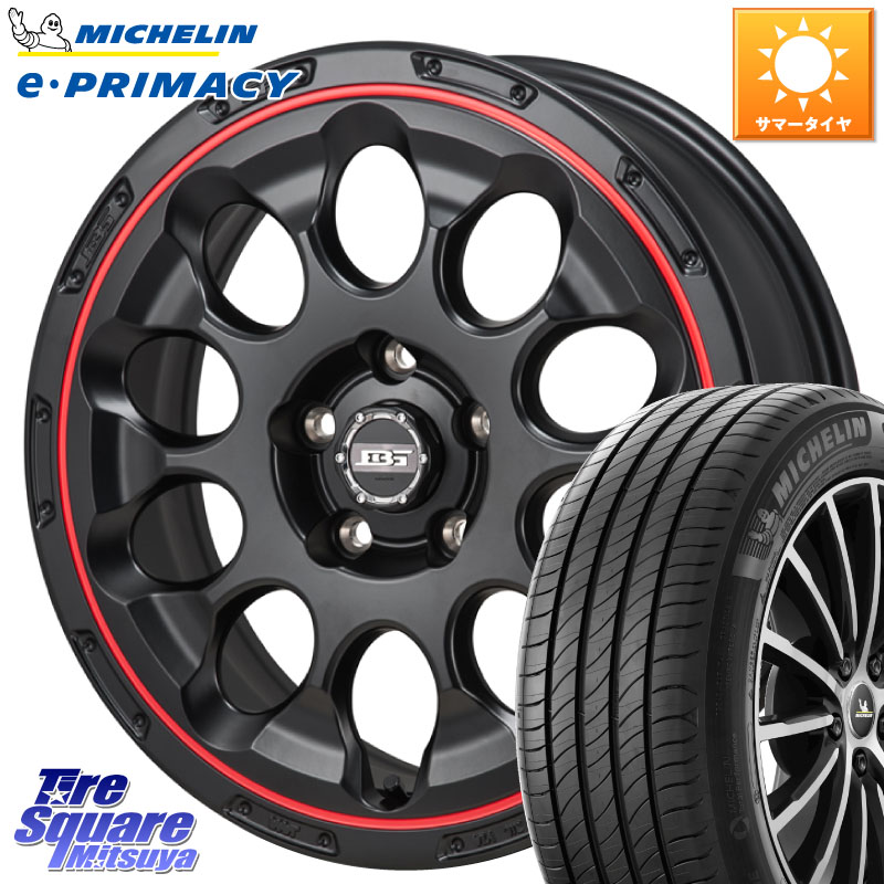 ミシュラン e PRIMACY Eプライマシー 95W XL 正規 215/50R17KOSEI BOTTOM GARCIA CHRONO レッドリム ホイール 17インチ 17X7.0J 45 5穴 114.3 MAZDA3 レヴォーグ ZE1リーフ プリウスアルファ ジェイド シビック インサイト レヴォーグ LEVORG アクセラ MAZDA|タイヤスクエアミツヤ