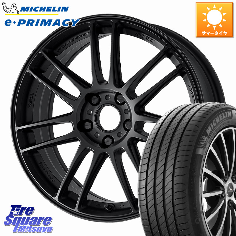 ミシュラン e PRIMACY Eプライマシー 94V 正規 215/55R17WORK EMOTION ZR7 ホイール 17インチ 17X7.5J 35 5穴 114.3 HS レクサス RX-8 MAZDA クラウンハイブリッド 220・H20系 クラウン 220系 アコード|タイヤスクエアミツヤ