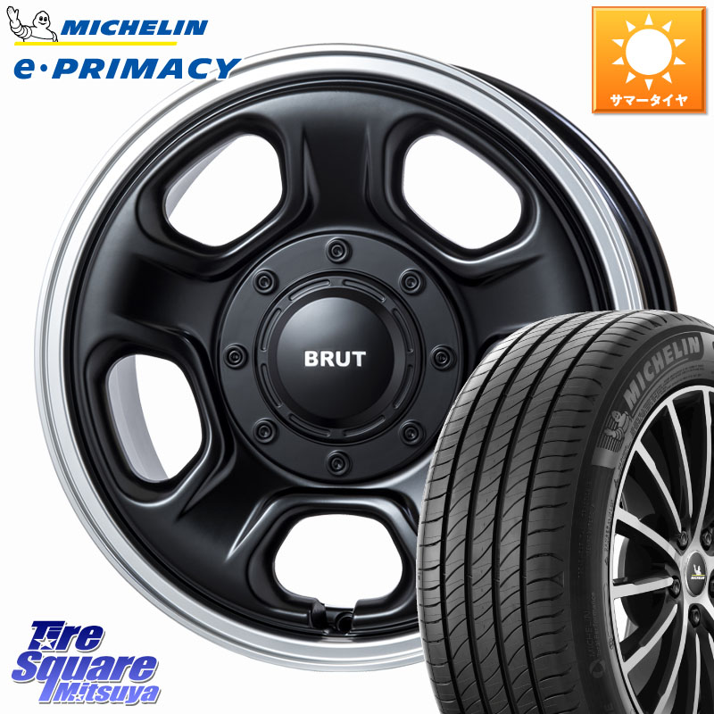 ミシュラン e PRIMACY Eプライマシー 99V XL 正規 205/65R16BRUT ブルート BR-33 BR33 ホイール 16インチ 16X6.5J 30 5穴 114.3 10系アルファード｜タイヤスクエアミツヤ
