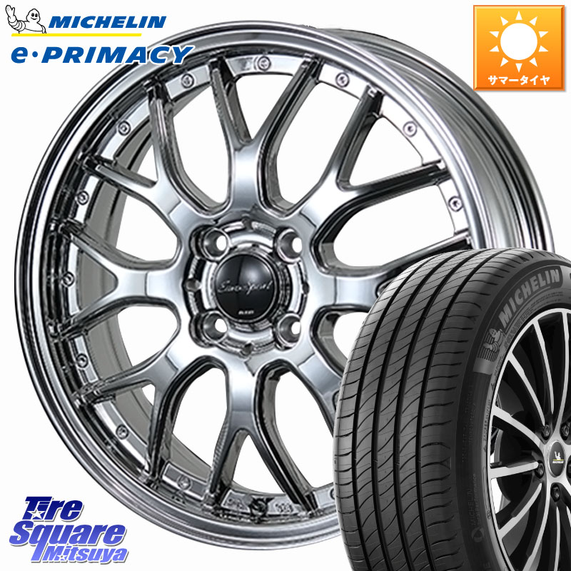 BLEST EuroSport Type815 軽自動車専用 ホイール 15インチ 15 X 5.0J +45 4穴 100 ミシュラン e PRIMACY Eプライマシー 79V XL 正規 165/55R15 N-BOX タント スペーシア サクラ
