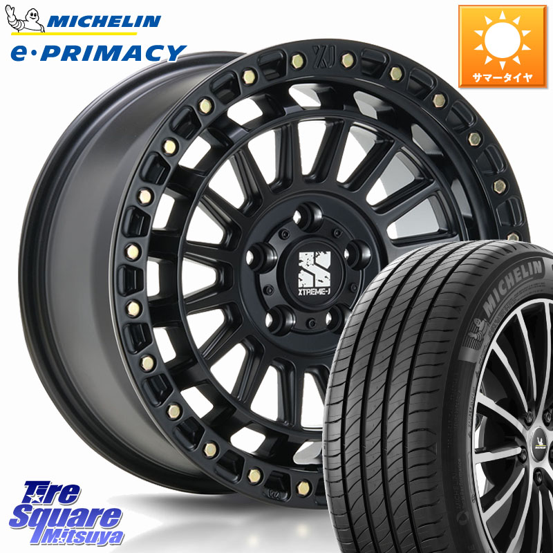 MLJ XJ08 XTREME-J ホイール 16インチ 16 X 7.0J +35 5穴 114.3 ミシュラン e PRIMACY Eプライマシー 94V XL 正規 205/55R16 GRヤリスRSノーマルキャリパー
