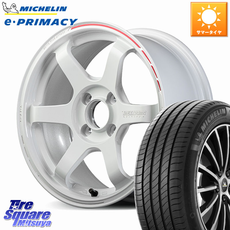 RAYS 【欠品次回10~11月】 TE37 SONIC TIME ATTACK EDITION 軽自動車専用 鍛造 ホイール 16インチ 16 X 5.5J +46 4穴 100 ミシュラン e PRIMACY Eプライマシー 93V XL 正規 195/60R16 E13ノートクロスオーバー