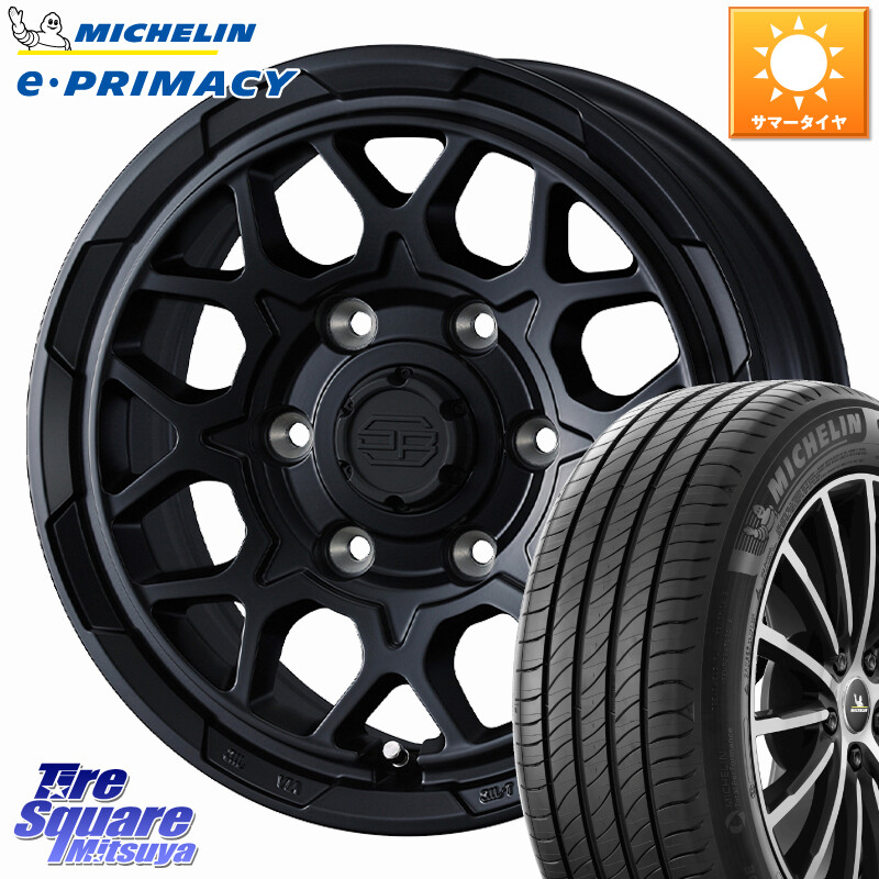 ミシュラン e PRIMACY Eプライマシー 88H 正規 185/65R15MONZA HI-BLOCK TARMOR ホイール 15インチ 15X5.5J 38 4穴 100 アクアクロスオーバー FITクロスター ノート NOTE 日産 アクア イスト ist カローラフィールダー|タイヤスクエアミツヤ