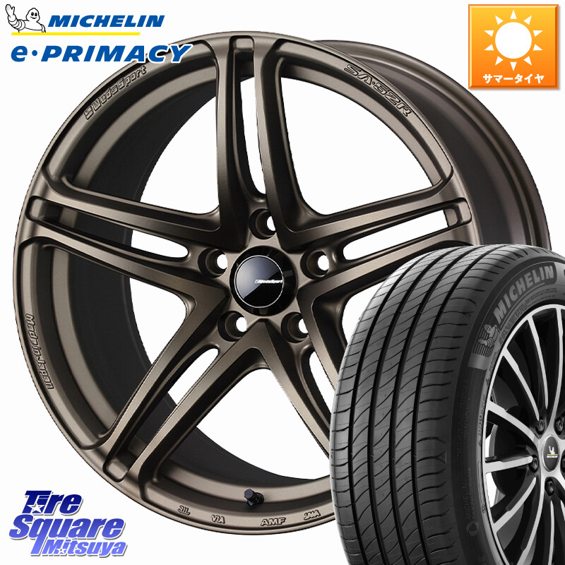 ミシュラン e PRIMACY Eプライマシー 101Y XL 正規 235/50R18WEDS WedsSport SA-52R SA52R ウェッズ スポーツ ホイール 18インチ 18X8.5J 35 5穴 114.3 30系アルファード/ヴェルファイア 20系アルファード ヴェルファイアハイブリッド ヴェルファイア アルファード｜タイヤスクエアミツヤ