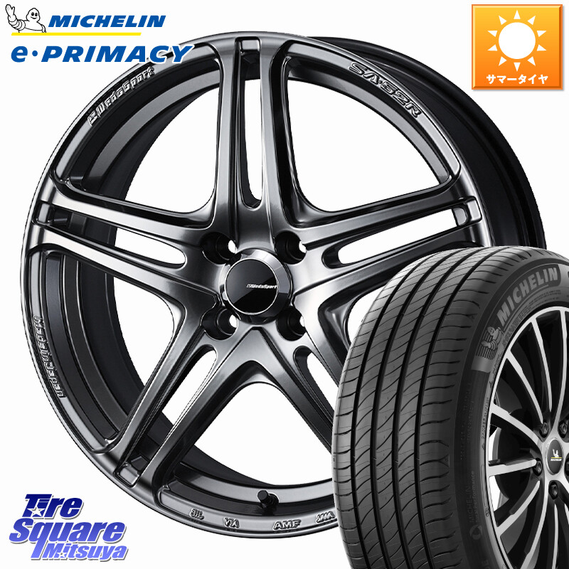 ミシュラン e PRIMACY Eプライマシー 93W XL 正規 205/50R17WEDS WedsSport SA-52R SA52R ウェッズ スポーツ ホイール 17インチ 17X6.5J 42 4穴 100 E13オーラ|タイヤスクエアミツヤ