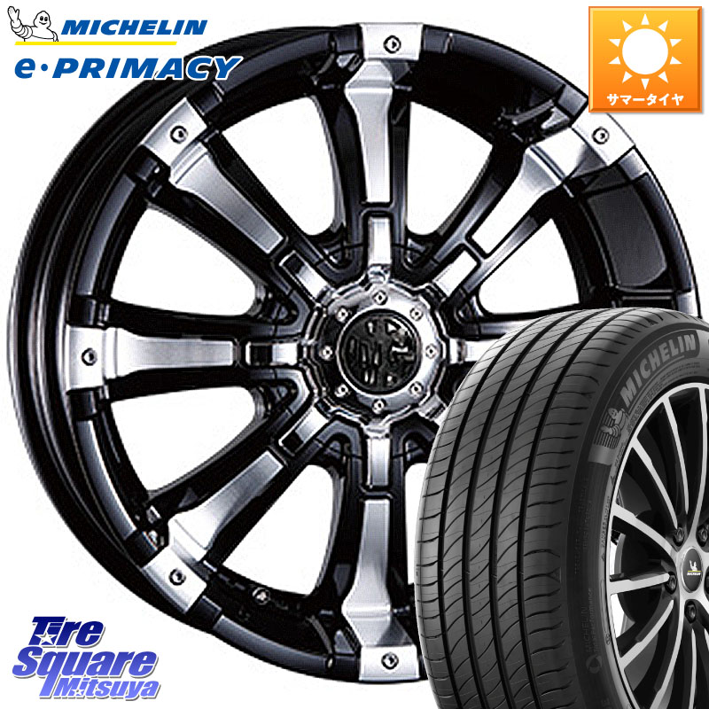 ミシュラン e PRIMACY Eプライマシー 94V 正規 215/55R17CRIMSON クリムソン BEAST ビースト ホイール 17インチ 17X7.0J 35 5穴 114.3 HS レクサス RX-8 MAZDA クラウンロイヤル ES レクサス クラウン 220系 アコード|タイヤスクエアミツヤ