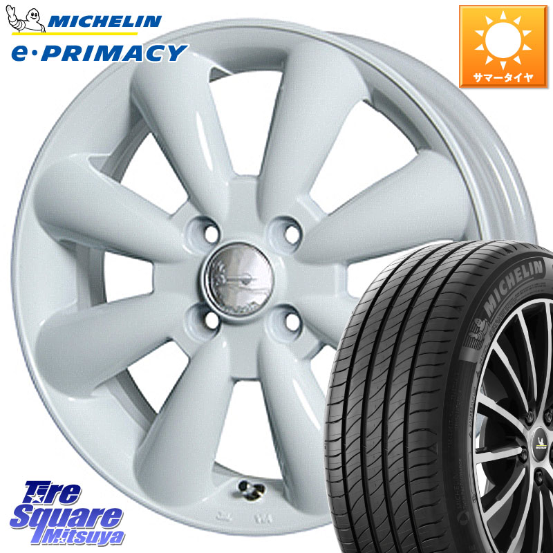 ミシュラン e PRIMACY Eプライマシー 79V XL 正規 165/55R15HotStuff ララパーム KC-8 lala Palm KC8 WH ホイール 15インチ 15X5.0J 45 4穴 100 N-BOX タント スペーシア サクラ R1 R2 ルークス ROOX 日産 デイズ デイズルークス 日産 デリカ ミニ DELICA MINI コペン|タイヤスクエアミツヤ
