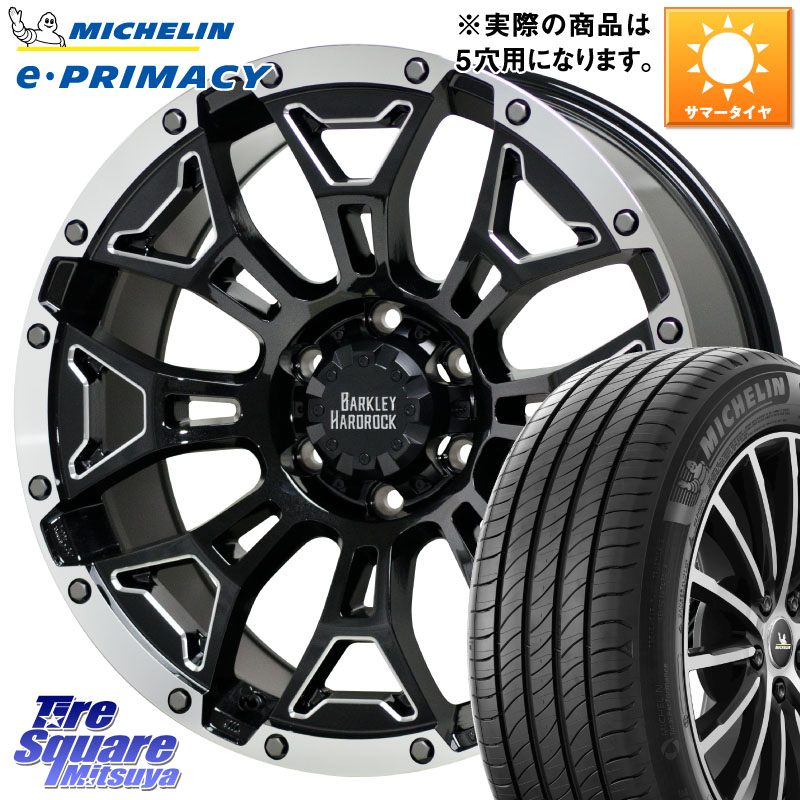 HotStuff BARKLEY HARDROCK ELBERT ハードロック エルバート ホイール 16インチ 16 X 7.0J +38 5穴 114.3 ミシュラン e PRIMACY Eプライマシー 99V XL 正規 205/65R16 70系カムリ 106,101円