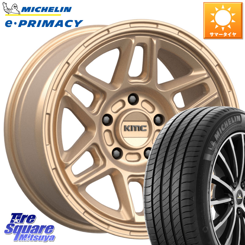 KMC KM716 NOMAD ホイール 17インチ 専用Nut別売 17 X 8.0J +38 5穴 114.3 ミシュラン e PRIMACY Eプライマシー 100V XL 正規 215/60R17 20系アルファード