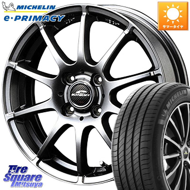 MANARAY MID SCHNEIDER StaG スタッグ ホイール 16インチ 16 X 6.0J +43 4穴 100 ミシュラン e PRIMACY Eプライマシー 99V XL 正規 205/65R16