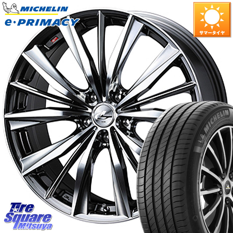 WEDS 33252 レオニス VX 特価● BMCMC ウェッズ Leonis ホイール 16インチ 16 X 6.0J +50 4穴 100 ミシュラン e PRIMACY Eプライマシー 94V XL 正規 205/55R16
