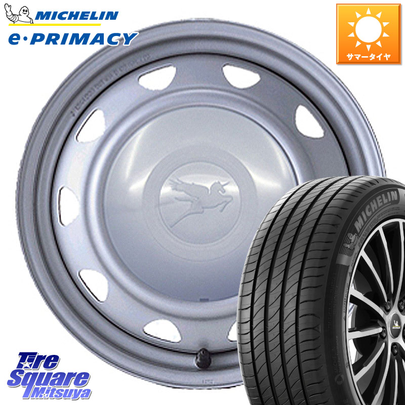 WEDS キャロウィン PS-603 スチールホイール 15インチ 15 X 6.0J +45 4穴 100 ミシュラン e PRIMACY Eプライマシー 88H XL 正規 185/60R15 160系カローラフィールダー ヤリス GR・GS系フィット 130系ヴィッツ 56,419円