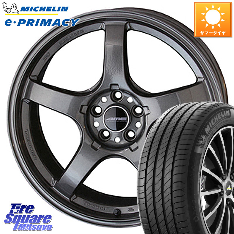 KYOHO TRACER GT-V GTV GB 軽量 ホイール 18インチ 18 X 8.5J(M14B) +45 5穴 114.3 ミシュラン e PRIMACY Eプライマシー 103W MO 正規 235/60R18 スバル ソルテラ