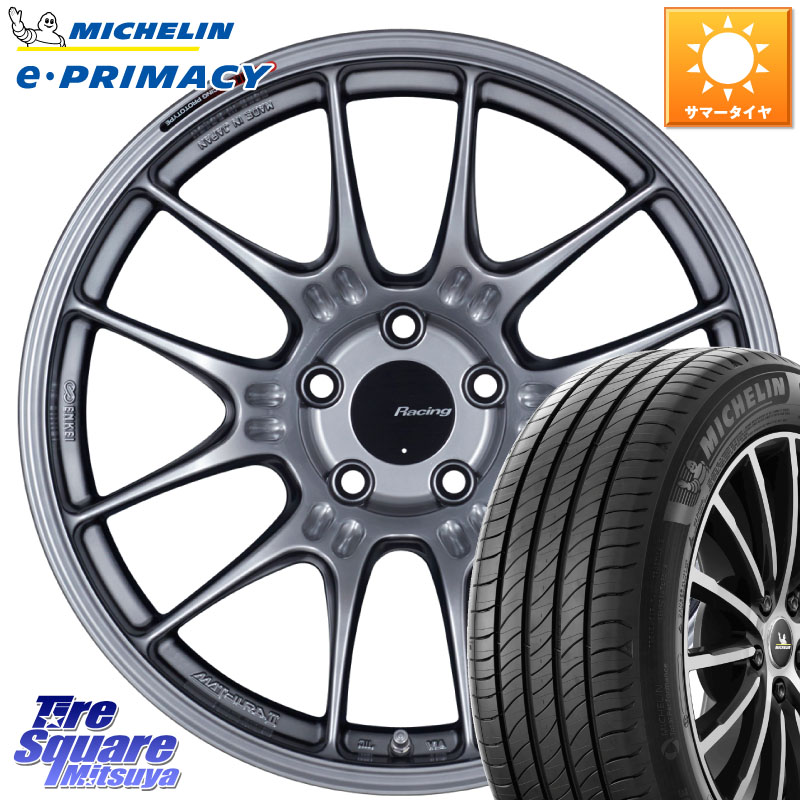 ミシュラン e PRIMACY Eプライマシー 100V XL 正規 215/60R17ENKEI エンケイ RACING GTC02 シルバー ホイール 17インチ 17X7.5J 45 5穴 114.3 RC系オデッセイ後期 CX-30 MX-30｜タイヤスクエアミツヤ