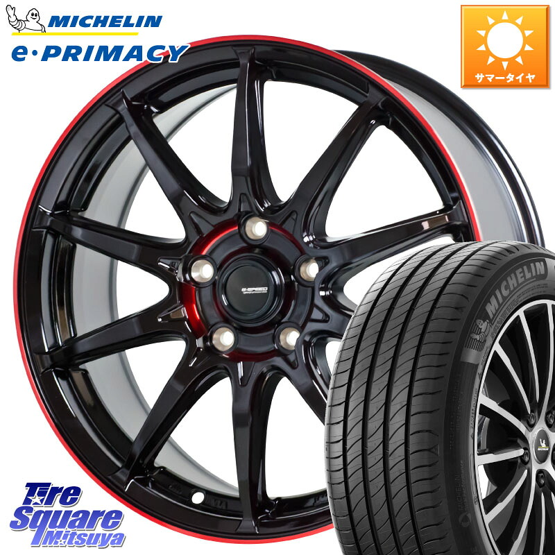 ミシュラン e PRIMACY Eプライマシー 101Y XL 正規 235/50R18HotStuff 軽量設計 G.SPEED P-05R P05R RED ホイール 18インチ 18X8.0J 42 5穴 114.3 30系アルファード/ヴェルファイア 20系アルファード ヴェルファイアハイブリッド ヴェルファイア アルファード｜タイヤスクエアミツヤ