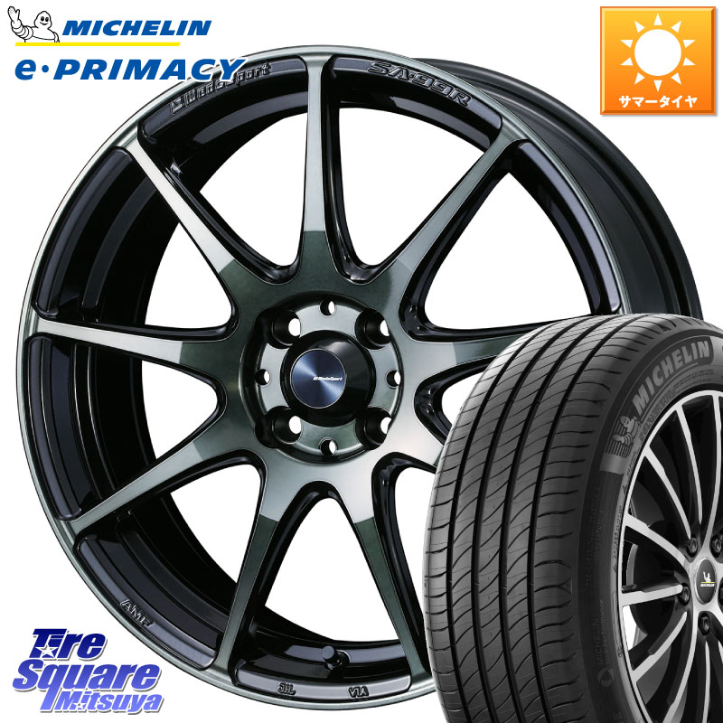 WEDS ウェッズ スポーツ SA99R SA-99R WBC 15インチ 15 X 6.0J +48 4穴 100 ミシュラン e PRIMACY Eプライマシー 91H 正規 195/65R15 E13ノートクロスオーバー