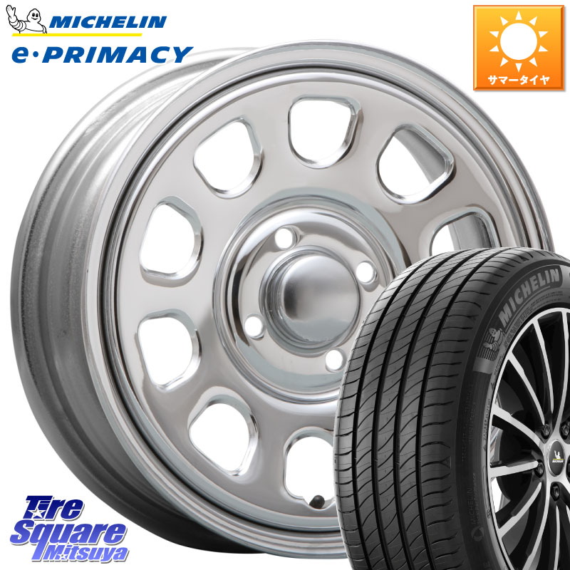 MLJ デイトナ SS DAYTONA SS CR 4H 14インチ 14 X 5.0J +42 4穴 100 ミシュラン e PRIMACY Eプライマシー 79H XL 正規 155/65R14 タント スペーシア ハイゼット アゲトラCustom車用※軽自動車専用ホイール※ 59,785円