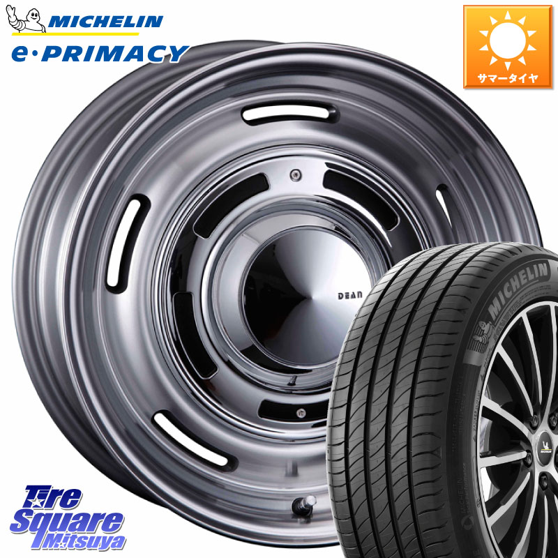 CRIMSON ディーン クロスカントリー グレー 17インチ 17 X 7.0J(VW THEBEETLE 16C) +40 5穴 112 ミシュラン e PRIMACY Eプライマシー 94V 正規 215/55R17 フォルクスワーゲン ザ・ビートル